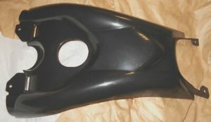 YAMAHA RAPTOR 700 METALLIC BLACK FRONT FENDER GAS TANK COVER COVER 06-12