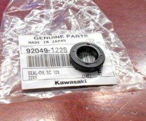 KAWASAKI WATER PUMP OIL SEAL 92049-1228, BRUTE FORCE 650, TERYX 750, PRAIRIE 700