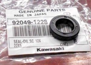 KAWASAKI WATER PUMP OIL SEAL 92049-1228, KLX250,KLX300,KLX650, VULCAN 800,NOMAD
