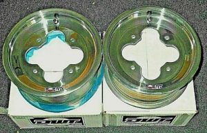 TRX 250X,250R,300EX,400EX,400X,450R,450ER,700XX FRONT WHEELS, RIMS 4+1 OFFSET