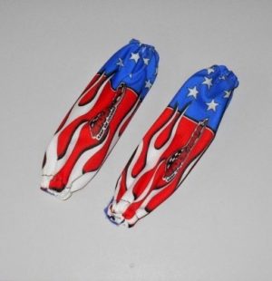 LT50,KFX50,TRX90,LT80,KFX80,SCRAMBLER 50,90, AMERICAN FLAG FRONT SHOCK COVERS, Z