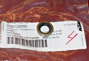 KTM 990 SUPER ENDURO,DUKE,MOTO,SMT, SUPERM, 85SX SHIFT SHAFT OIL SEAL 0760122050