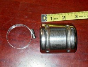 HONDA TRX 450R,450ER, 400X,400EX, 300EX,300X EXHAUST SMALL HEAT SHIELD & CLAMP 18327-HP1-600 & 18325-HN2-000