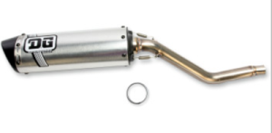 HONDA TRX250EX, TRX250X TRX 250EX  DG SLIP-ON ALUMINUM EXHAUST MUFFLER, SILENCER