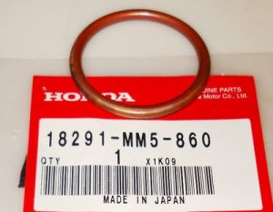 HONDA EXHAUST HEAD PIPE SEAL GASKET TRX700 RINCON, CBR900RR, VT750 SHADOW, VT600