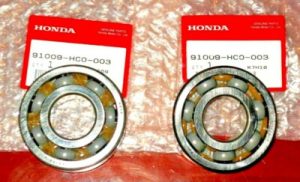 HONDA ATC 185,185S,200,200E,200S,200M,200ES,250R OEM ENGINE CRANK MAIN BEARINGS