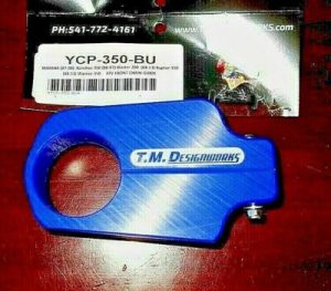 YAMAHA BANSHEE 350 BLASTER,RAPTOR,WARRIOR BLUE SWINGARM CHAIN GUARD,BUFFER SLIDE