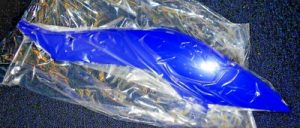 YAMAHA YFZ450R YFZ 450R FRONT FENDER BLUE RIGHT PANEL 1TD-F1721-30-00, 14-26
