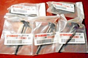 YAMAHA RAPTOR, GRIZZLY, RHINO 660 ENGINE VALVES INTAKE, EXHAUST 01-08