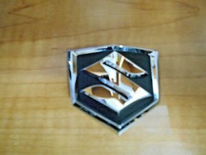 SUZUKI OZARK, EIGER, VINSON, FRONT BUMPER EMBLEM STICKER "S" SHIELD, 68151-38F00