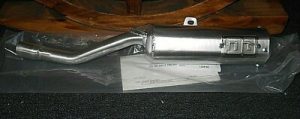 YAMAHA YTZ250 250 TRI-Z 3-WHEELER DG ALUMINUM EXHAUST SILENCER 1985-1986