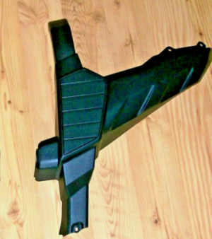 YAMAHA GRIZZLY 550,700 FRONT BUMPER CARRIER LEFT SIDE PLASTIC BLACK GUARD 07-11