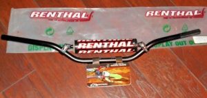 RENTHAL HONDA CR HIGH BLACK ALUMINUM HANDLEBARS, BARS, DIRT BIKE, MOTOCROSS