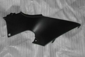 YAMAHA YFZ450R, YFZ450X REAR FENDER BLACK LEFT INSERT PANEL 09-13,  18P-2476U-00