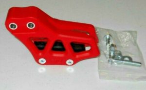 YAMAHA YZ85, YZ 85 SWINGARM REAR ARM SPROCKET CHAIN GUIDE 02-20, RED
