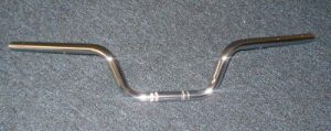 HONDA GROM 125, CHROME STEEL OEM STEERING CONTROL HANDLEBAR BARS LOW VERSION