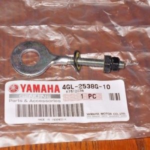 YAMAHA PW80, TTR90, TTR110 REAR AXLE CHAIN ADJUSTER, TENSIONER  4GL-2538G-10-00