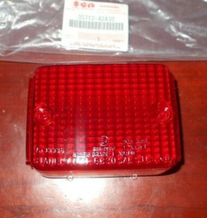 SUZUKI DR125,DRZ400,DR200,RV200, KLX400SR RED TAILLIGHT LENS, COVER  35712-42A30
