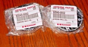 KAWASAKI KX250F KXF250 KX 250F ENGINE CRANK BEARINGS 2004-2016,  92045-0052  X2