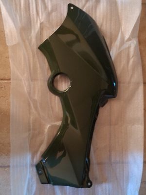 HONDA RECON 250 TE, TM LEFT SIDE ADVENTURE GREEN BODY PANEL, TANK COVER