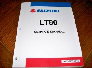 SUZUKI LT80 QUAD SPORT, KAWASAKI KFX80 LT KFX 80 ATV REPAIR SERVICE MANUAL 87-06