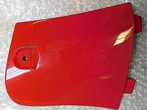 HONDA TRX 650 680 RINCON RED FRONT FENDER STORAGE COMPARTMENT COVER 2003-2023