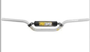 PRO TAPER SILVER SCHOOLBOY DIRT BIKE MOTOCROSS HANDLEBARS, BARS 2222D