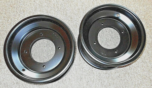 TRX 250R,250X,300EX,400EX,400X,450R,450ER,700XX ALUMINUM FRONT WHEELS,RIMS 4x144