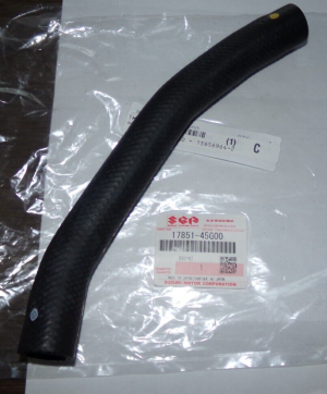 SUZUKI LTR450, LTR 450 QUAD RACER UPPER, TOP RADIATOR COOLANT HOSE 17851-45G00