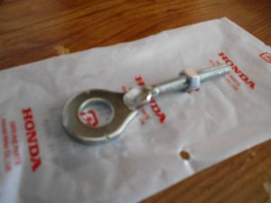 HONDA Z50R, CRF100, CRF80, CRF70 CRF 70 80 REAR WHEEL CHAIN ADJUSTER BOLT & NUT