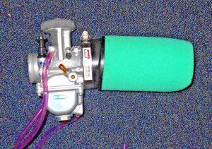 YAMAHA ,IT490,YZ465,IT465 YZ250,YZ490,WR500 CARBURETOR CARB CLAMP ON AIR FILTER