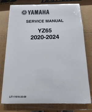 YAMAHA YZ65, YZ 65 OEM SERVICE REPAIR SHOP MECHANICS MANUAL,TECHNICAL BOOK 18-24