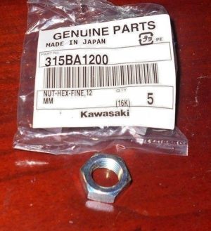 KAWASAKI KX125, KDX200, KX250, KX450F ENGINE KICK START LEVER MOUNTING NUT