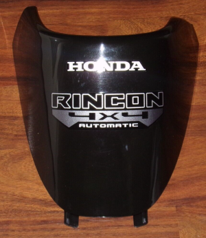 HONDA RINCON 680, FRONT FENDER, BLACK STEERING SHAFT COVER 83450-HN8-J00ZA