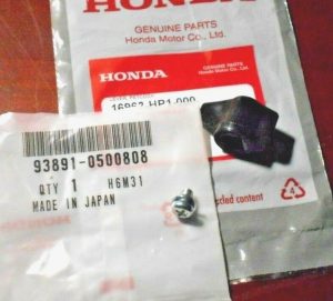 HONDA TRX450R,TRX450ER 450R GAS TANK PETCOCK BLACK PLASTIC SWITCH,LEVER & SCREW