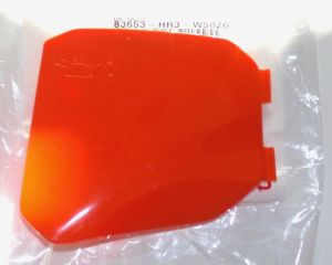 HONDA RANCHER 420, FOREMAN 500 ZEST ORANGE OIL CHECK ACCESS DOOR, COVER, CAP