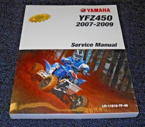 YAMAHA YFZ450, YFZ 450 OEM REPAIR,SERVICE MANUAL BOOK 06-13, LIT-11616-YF-46