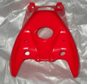 HONDA TRX90 TRX90EX TRX 90 TRX90X RED GAS TANK COVER, 2008-2025, 83500-HP2-840ZB