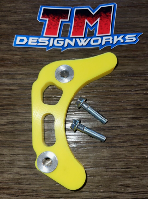 SUZUKI RMZ250 RMZ 250 YELLOW ENGINE CHAIN GUARD, CASE SAVER TM DESIGN 07-18