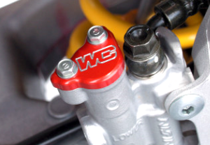 CR125 CRF150R CR250 CRF250R CRF250X, CRF250RX REAR BRAKE MASTER CYLINDER RED CAP