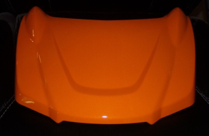 KAWASAKI BRUTE FORCE 750 HANDLEBAR ORANGE FRONT COVER 59441-0015-57T