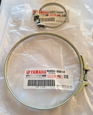YAMAHA YFZ450R, YFZ450X, YFZ ATV, AIRBOX TO THROTTLE BODY BOOT MOUNTING CLAMPS