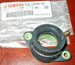 YAMAHA TW200, TW 200 CARBURETOR to CYLINDER HEAD INTAKE BOOT,CARB RUBBER FLANGE