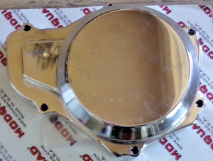 HONDA ATC, TRX 250R POLISHED ALUMINUM STATOR, MAGNETO COVER & BOLTS 85-89
