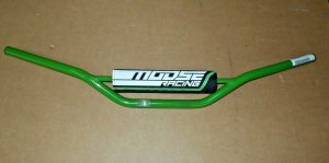 KX125, KX250 ,KX500, KX250F, KX450F, KLX650,KLR650 CR HIGH GREEN HANDLEBARS BARS