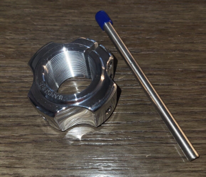 YAMAHA 350 BANSHEE, 200 BLASTER, BILLET ALUMINUM AXLE LOCK NUT 1987-2012