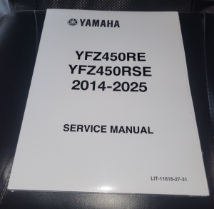 YAMAHA YFZ 450R YFZ450R MECHANICS REPAIR MANUAL, SHOP BOOK 14-25