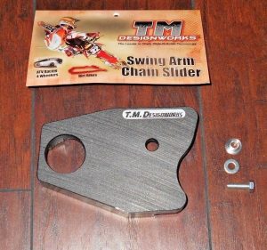 HONDA TRX 250R SWINGARM FRONT CHAIN GUIDE, BUFFER, PROTECTOR, GUARD 88-89,