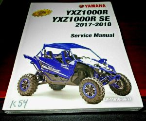 YAMAHA YXZ1000R, SE YXZ1000 OEM SHOP,SERVICE,MECHANIC REPAIR MANUAL,BOOK 17-18