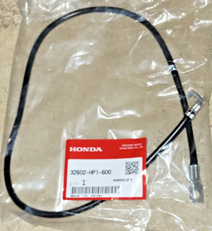 HONDA TRX450ER TRX 450ER BLACK BATTERY CABLE TO STARTER GROUND WIRE, CABLE 06-14, 32602-HP1-600